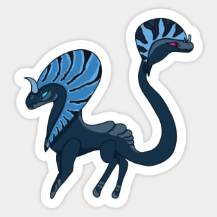 Two heads are better than one Serpent Dragon :: Dragons and Dinosaurs Sticker